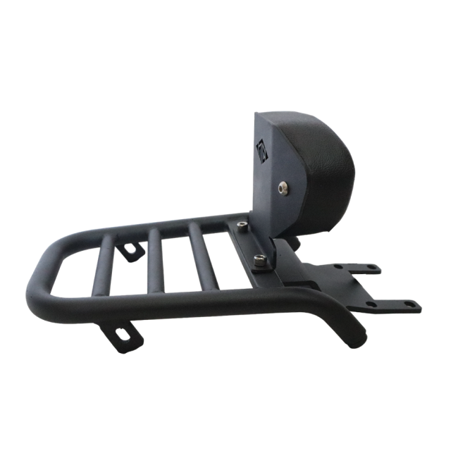 MotoCare Pipe Carrier with Backrest for TVS Apache RTR 160 | Rear Luggage Carrier & Passenger Back Support