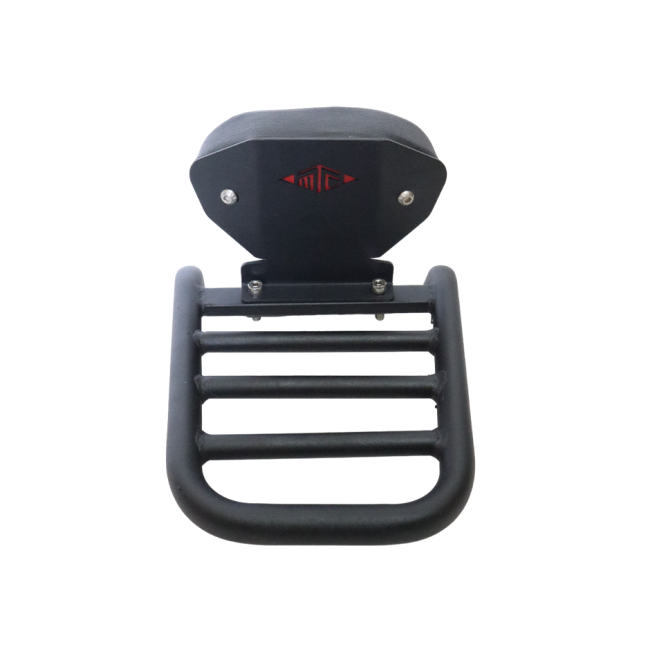 MotoCare Pipe Carrier with Backrest for TVS Apache RTR 160 | Rear Luggage Carrier & Passenger Back Support