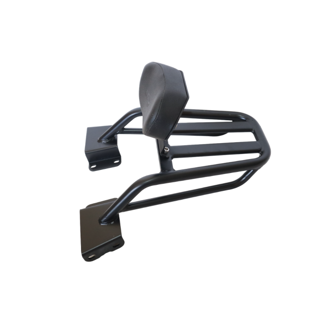 MotoCare Pipe Carrier with Backrest for Honda CB200X | Rear Luggage Carrier with Pillion Back Support