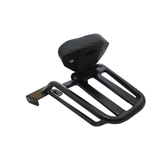 MotoCare Pipe Carrier with Backrest for Honda CB200X | Rear Luggage Carrier with Pillion Back Support