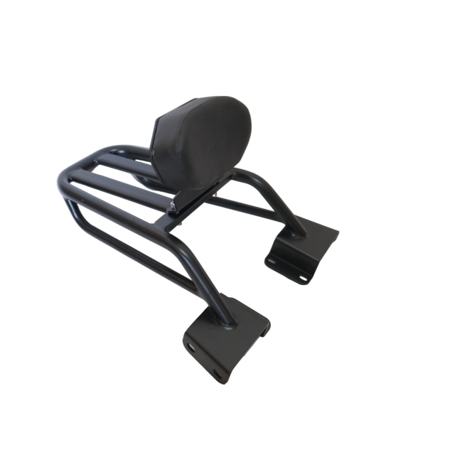 MotoCare Pipe Carrier with Backrest for Honda CB200X | Rear Luggage Carrier with Pillion Back Support