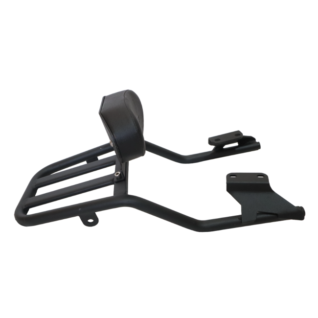 Motocare Pipe Carrier with Backrest for Yamaha FZ-X – Heavy Duty Luggage Rack with Pillion Support