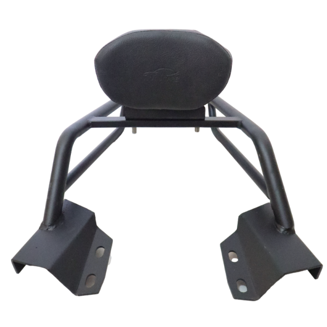 Motocare Pipe Carrier with Backrest for Yamaha FZS 25 | Heavy Duty Rear Luggage Rack with Pillion Support