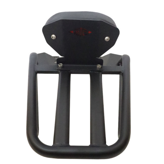 Motocare Pipe Carrier with Backrest for Yamaha FZS 25 | Heavy Duty Rear Luggage Rack with Pillion Support