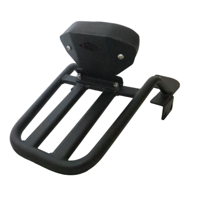 Motocare Pipe Carrier with Backrest for Yamaha FZ V3 – Heavy Duty Luggage Carrier with Cushion Support