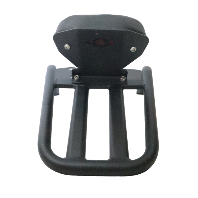 Motocare Pipe Carrier with Backrest for Yamaha FZ V3 – Heavy Duty Luggage Carrier with Cushion Support