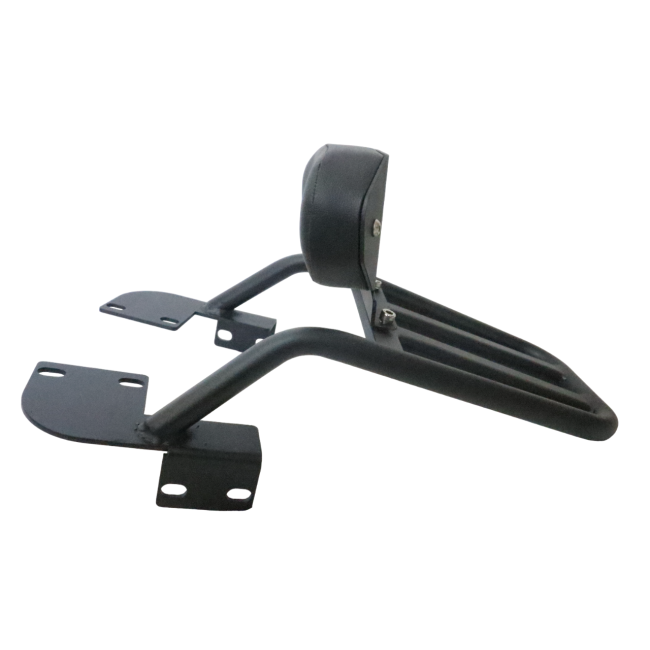 Motocare Pipe Carrier with Backrest for Yamaha FZ V3 – Heavy Duty Luggage Carrier with Cushion Support