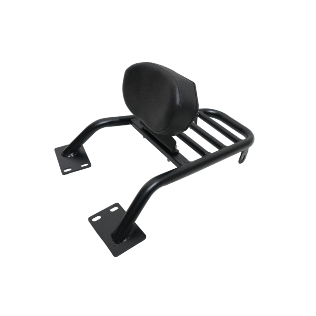 Motocare Pipe Carrier with Backrest for Suzuki Gixxer 250 | Heavy Duty Luggage Carrier with Pillion Support