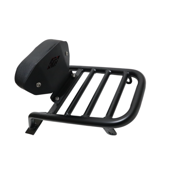 Motocare Pipe Carrier with Backrest for Suzuki Gixxer 250 | Heavy Duty Luggage Carrier with Pillion Support