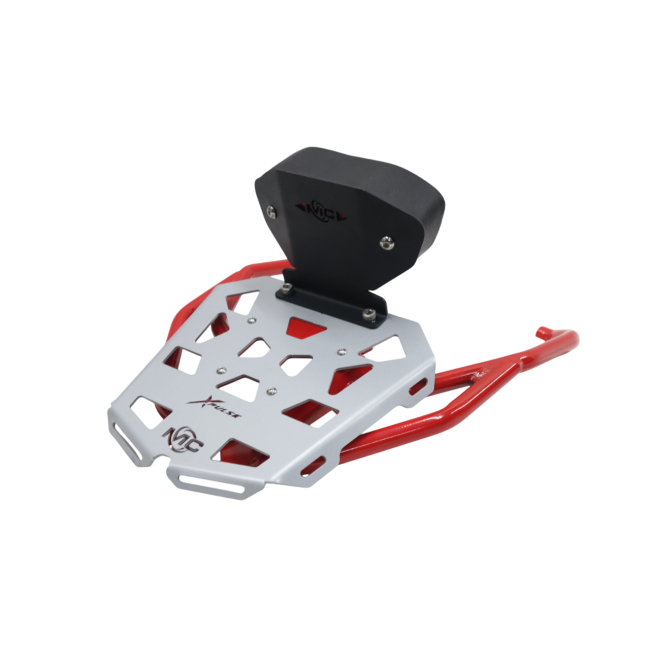 MotoCare Pipe Carrier with Backrest for Hero XPulse 210 | Heavy Duty Luggage Rack | Touring Comfort Support