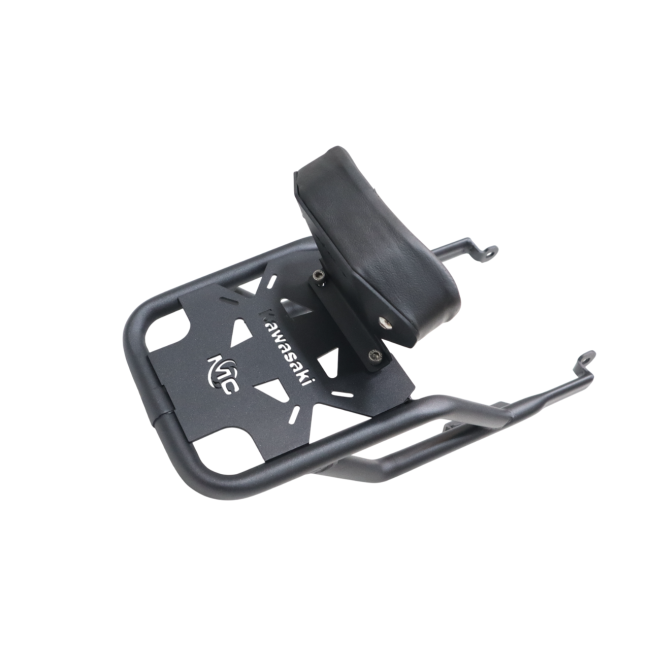 Motocare Kawasaki W175 Pipe Carrier with Backrest – Motocare Heavy-Duty Luggage Rack & Pillion Comfort Support | Touring Carrier for W175