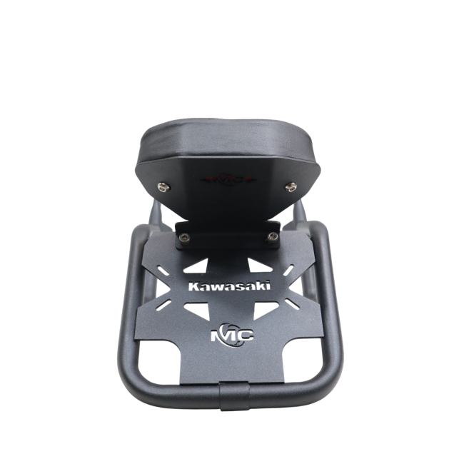 Motocare Kawasaki W175 Pipe Carrier with Backrest – Motocare Heavy-Duty Luggage Rack & Pillion Comfort Support | Touring Carrier for W175