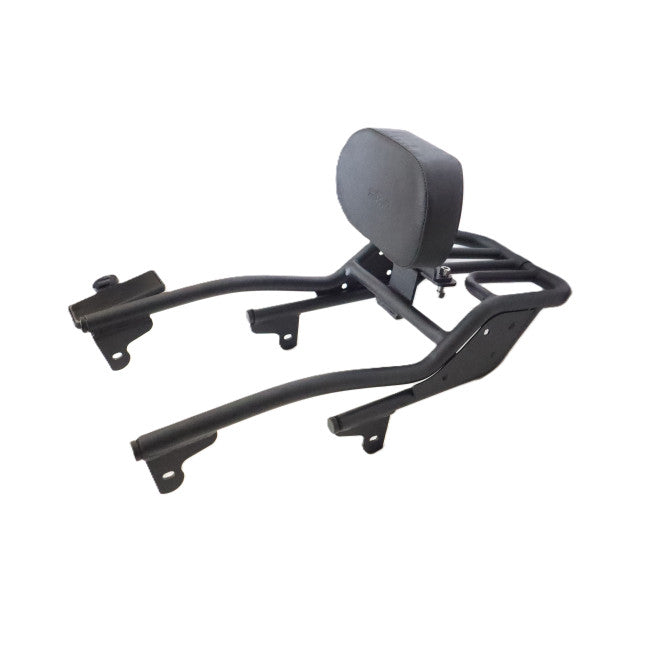 MotoCare Pipe Carrier with Backrest for Royal Enfield Super Meteor 650 | Pillion Support Rack