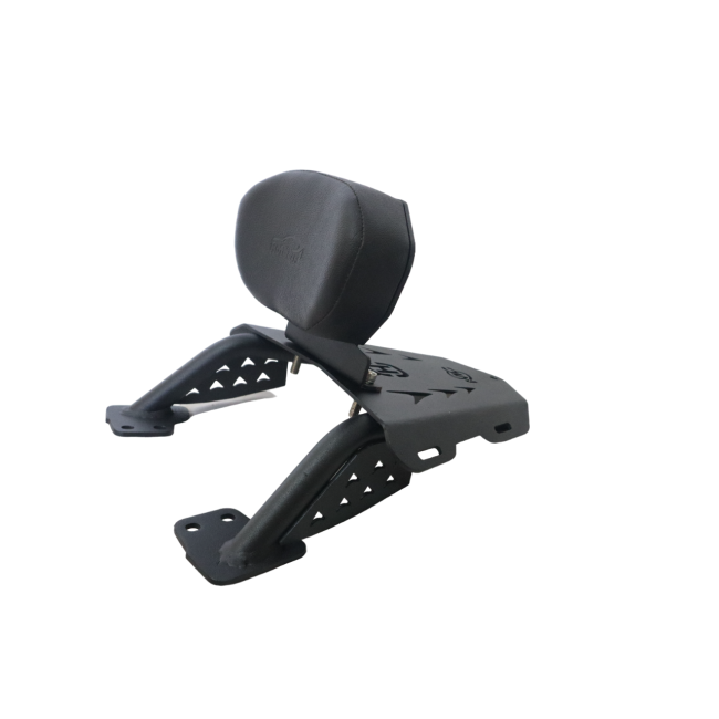 MotoCare Pipe Carrier with Backrest for Husqvarna Vitpilen 250 | Pillion Comfort & Luggage Support