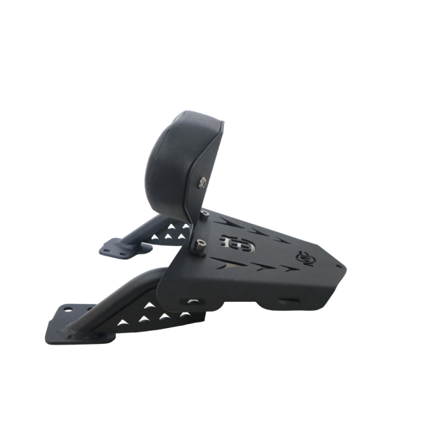 MotoCare Pipe Carrier with Backrest for Husqvarna Vitpilen 250 | Pillion Comfort & Luggage Support