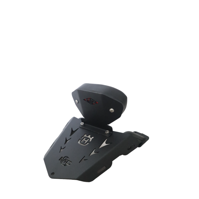 MotoCare Pipe Carrier with Backrest for Husqvarna Vitpilen 250 | Pillion Comfort & Luggage Support