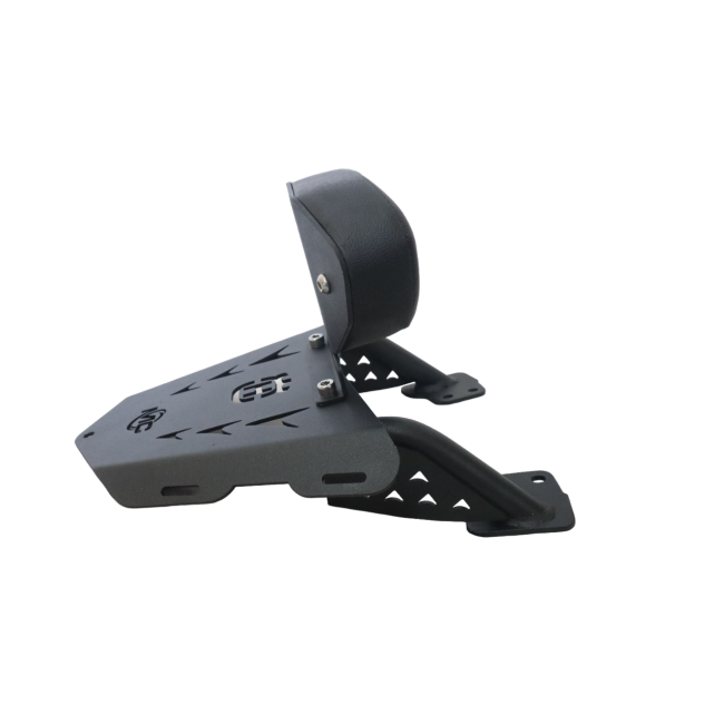 MotoCare Pipe Carrier with Backrest for Husqvarna Vitpilen 250 | Pillion Comfort & Luggage Support