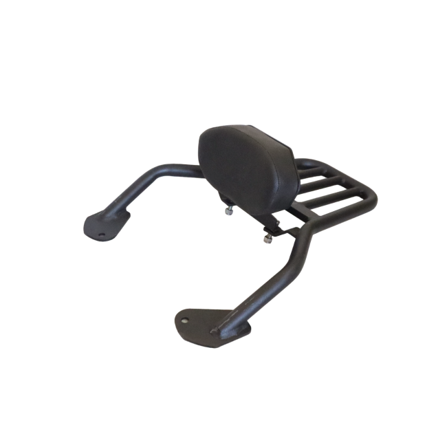Motocare Pipe Carrier with Backrest for Suzuki V-Strom SX 250 | Heavy Duty Luggage Carrier with Pillion Support