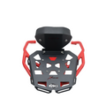 MotoCare Pipe Carrier with Backrest (Red & Black) for Hero XPulse 210 | Heavy Duty Luggage Rack | Touring Comfort Support