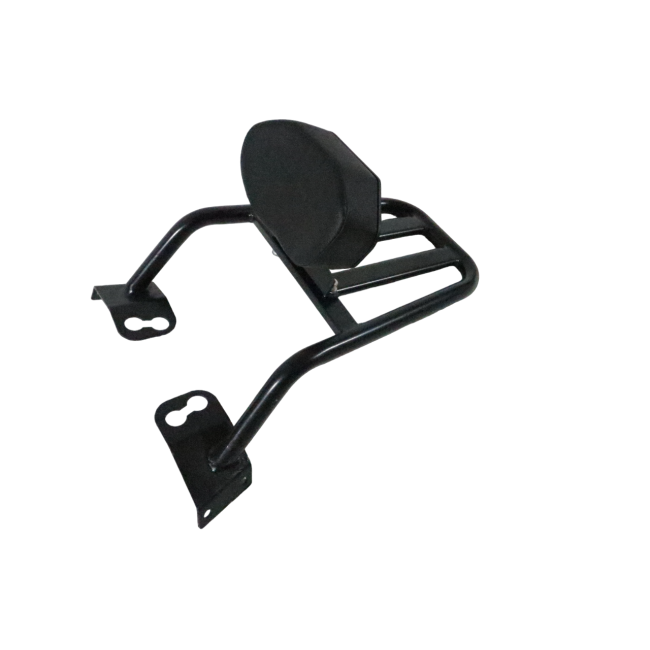 Motocare Dominar 400 Pipe Carrier with Plate and Backrest for Bajaj Dominar 400 – Heavy Duty Touring Luggage Rack with Pillion Support