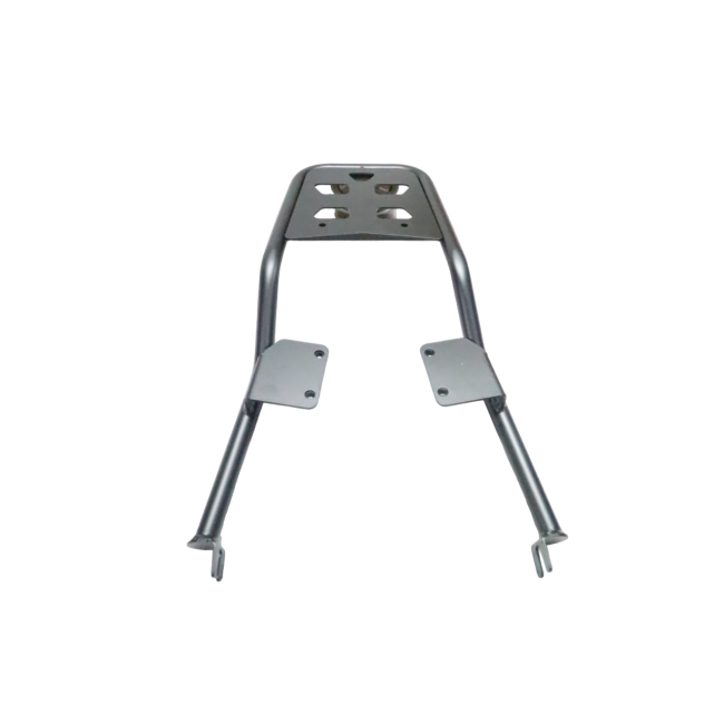 MotoCare Pipe Carrier with Plate for Royal Enfield Hunter 350 | Rear Luggage Rack