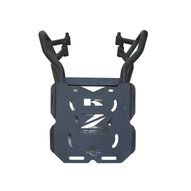Kawasaki Z 650 Pipe Carrier with Plate – Motocare Heavy-Duty Luggage Rack | Rear Touring Carrier for Z650 Motorcycle