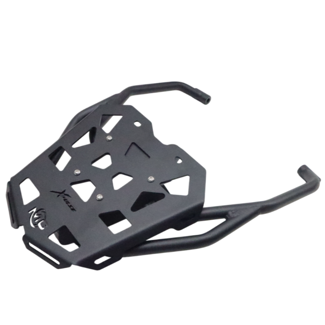 MotoCare Pipe Carrier (Black) for Hero XPulse 210 | Heavy Duty Luggage Carrier Rack | Touring & Utility Support