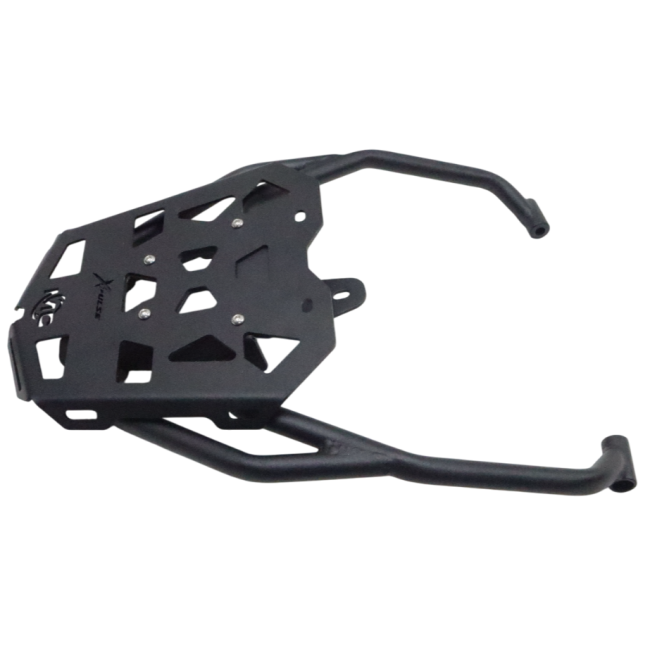 MotoCare Pipe Carrier (Black) for Hero XPulse 210 | Heavy Duty Luggage Carrier Rack | Touring & Utility Support