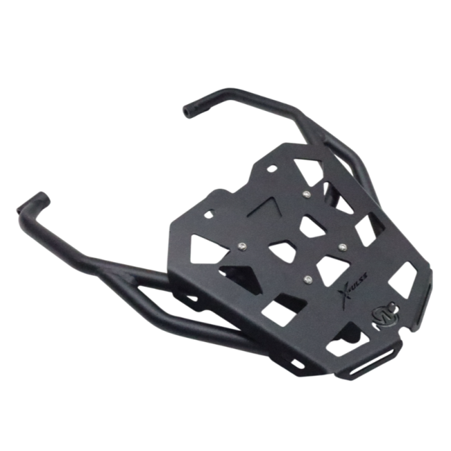 MotoCare Pipe Carrier (Black) for Hero XPulse 210 | Heavy Duty Luggage Carrier Rack | Touring & Utility Support