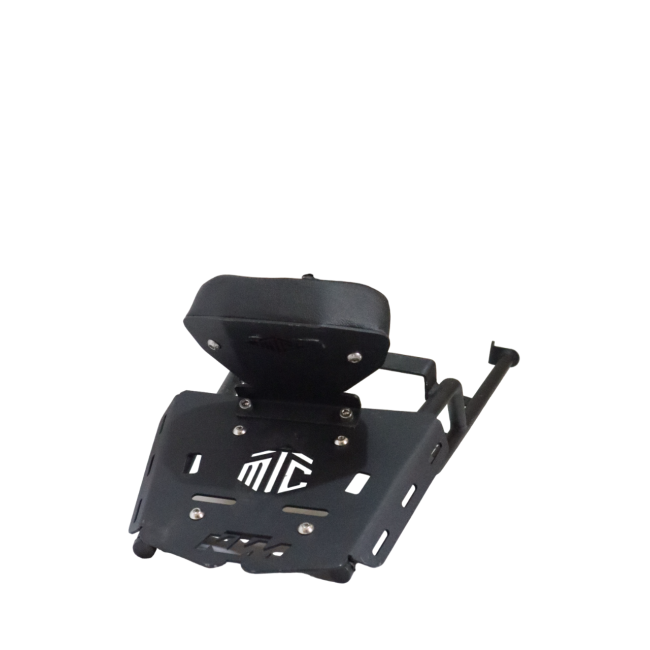 MotoCare Pipe Carrier with Backrest for KTM RC 200 & RC 390 | Heavy Duty Luggage Rack & Pillion Back Support
