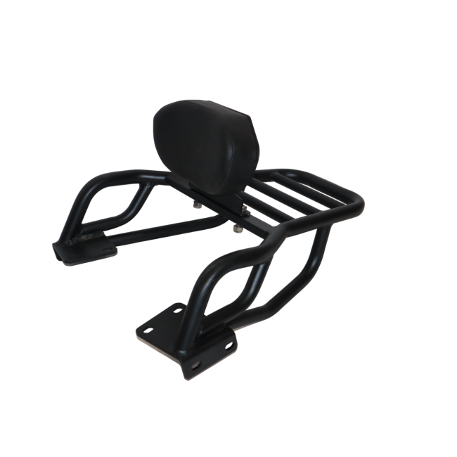 MotoCare Pipe Carrier with Backrest for Hero Xpulse 200 / 200 4V | Heavy Duty Luggage Rack with Passenger Comfort Support