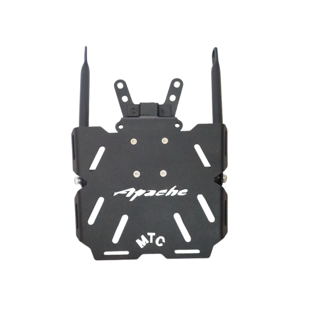 MotoCare Plate Carrier for TVS Apache RTR 200 | Heavy Duty Rear Luggage Rack | Durable Motorcycle Cargo Carrier