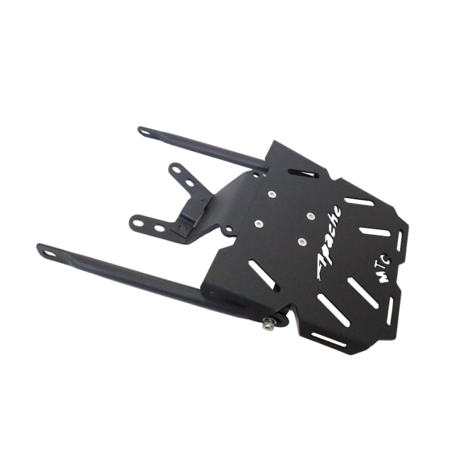 MotoCare Plate Carrier for TVS Apache RTR 200 | Heavy Duty Rear Luggage Rack | Durable Motorcycle Cargo Carrier