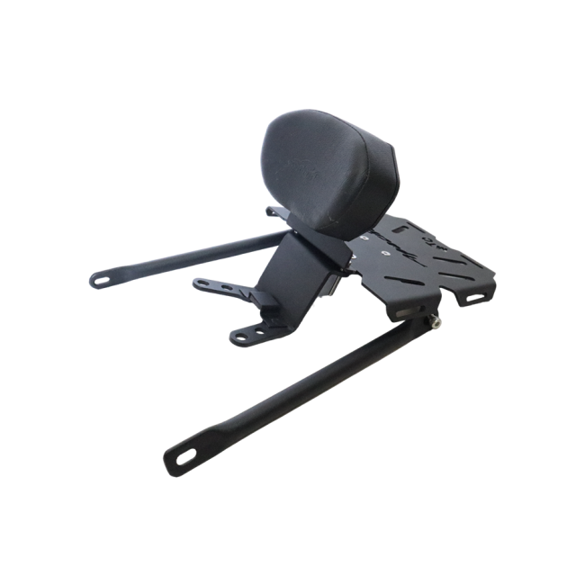 MotoCare Plate Carrier with Backrest for TVS Apache RTR 200 | Heavy Duty Luggage Carrier with Pillion Comfort Support