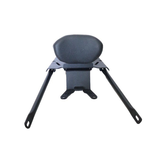 MotoCare Plate Carrier with Backrest for TVS Apache RTR 200 | Heavy Duty Luggage Carrier with Pillion Comfort Support
