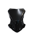 MotoCare Polycarbonate Visor for TVS Apache RTR 310 | Windshield Screen Clear/Smoke/Black | Aerodynamic Wind Deflector