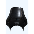 Motocare Polycarbonate Visor for Scram 440 (Black/Clear/Smoke) | Durable Windshield & Wind Deflector