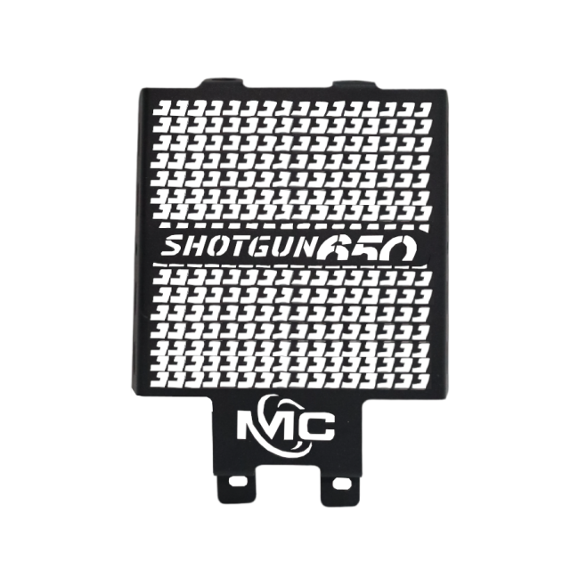 MotoCare Radiator Guard Black for Royal Enfield Shotgun 650 – Heavy Duty Engine Protection Grill