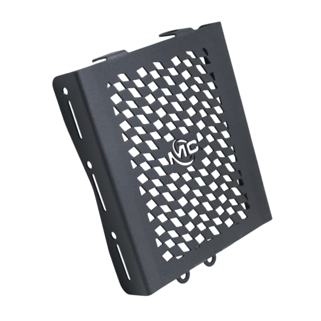 MotoCare Radiator Guard for Bear 650 – Heavy Duty Radiator Grill Protection (Black/Silver)