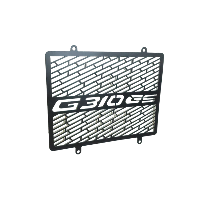 MotoCare Radiator Guard (Black) for BMW G 310 GS | Heavy-Duty Engine Cooling Protection Grill | Adventure Motorcycle Radiator Protector
