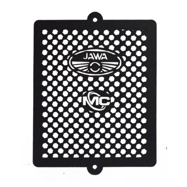 MotoCare Radiator Guard for Jawa 42 | Heavy Duty Engine Cooling Protection Mesh Cover