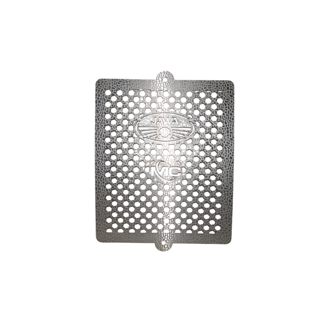 MotoCare Radiator Guard for Jawa 42 | Heavy Duty Engine Cooling Protection Mesh Cover