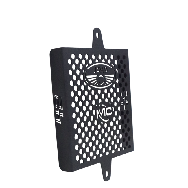 MotoCare Radiator Guard for Jawa 42 FJ | Heavy Duty Engine Protection Grill with Optimized Airflow
