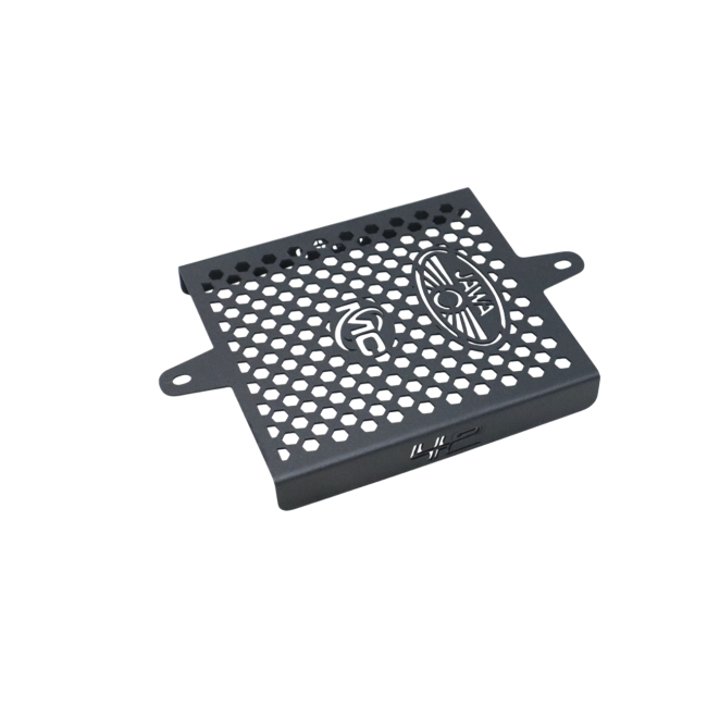 MotoCare Radiator Guard for Jawa 42 FJ | Heavy Duty Engine Protection Grill with Optimized Airflow