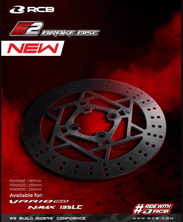 RCB Brake Disc E2 Series  Yamaha Aerox 230mm Front - 01D0522Z