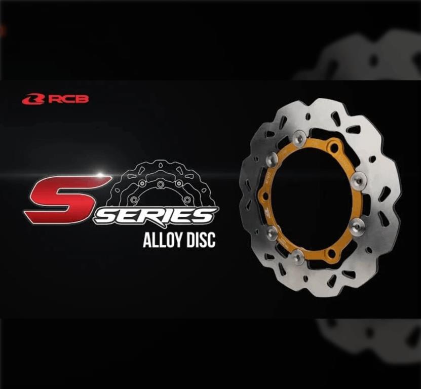 RCB S Series Alloy Brake Disc AEROX 230MM 01D0486 ( GOLD )