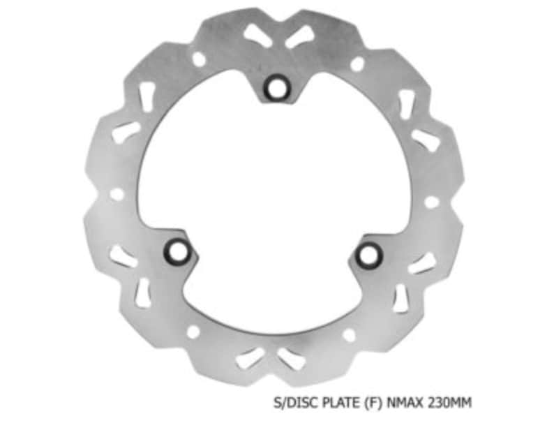 RCB Steel Brake Disc E Series AEROX 230MM 01D0480Z ( SILVER )
