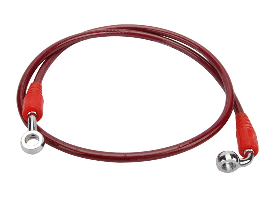 RCB Teflon Brake Hose 850mm Red - 01BH003R
