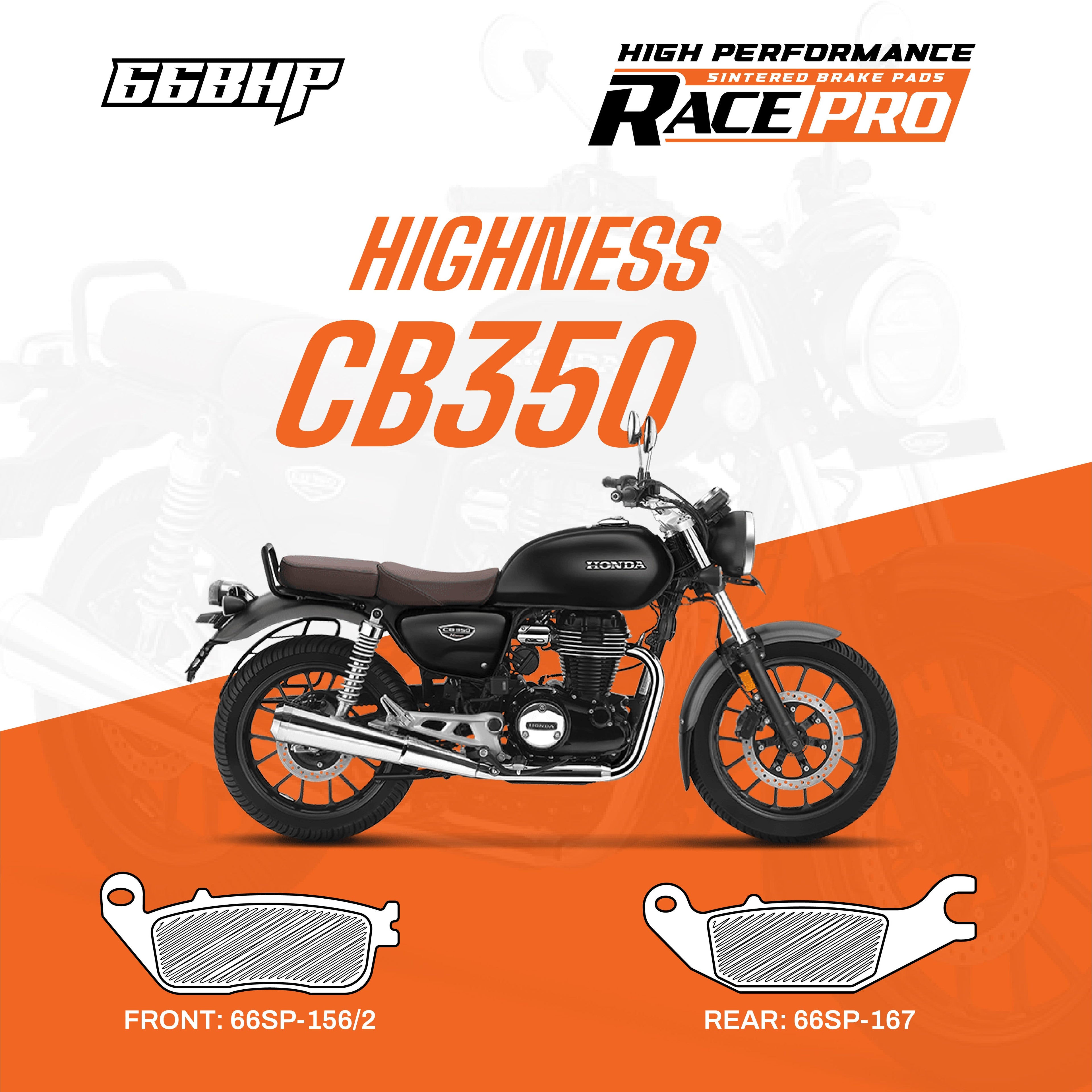 Honda Highness CB 350 / CB 350 RS / CB 350 Race Pro Sintered Brake Pad
