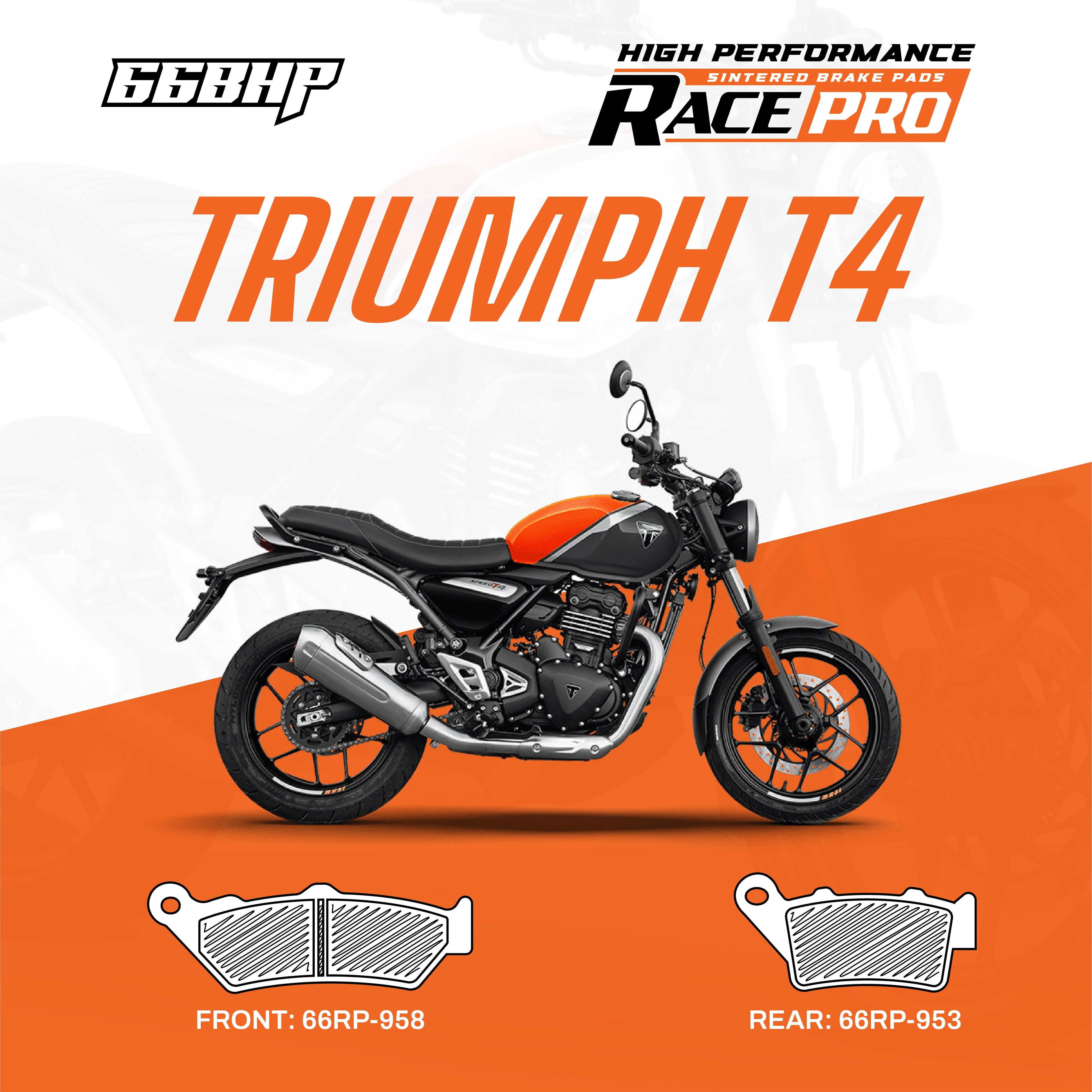 Triumph T4 Race Pro Sintered Brake Pad
